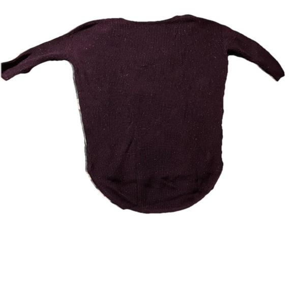 Express Purple V-Neck Sweater - Picture 7 of 7